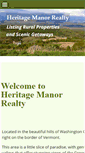 Mobile Screenshot of heritagemanorrealty.com